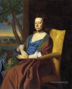 Mme Isaac Smith Nouvelle Angleterre Portraiture John Singleton Copley Peinture à l'huile